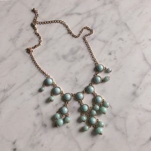 Multi-layer stone necklace